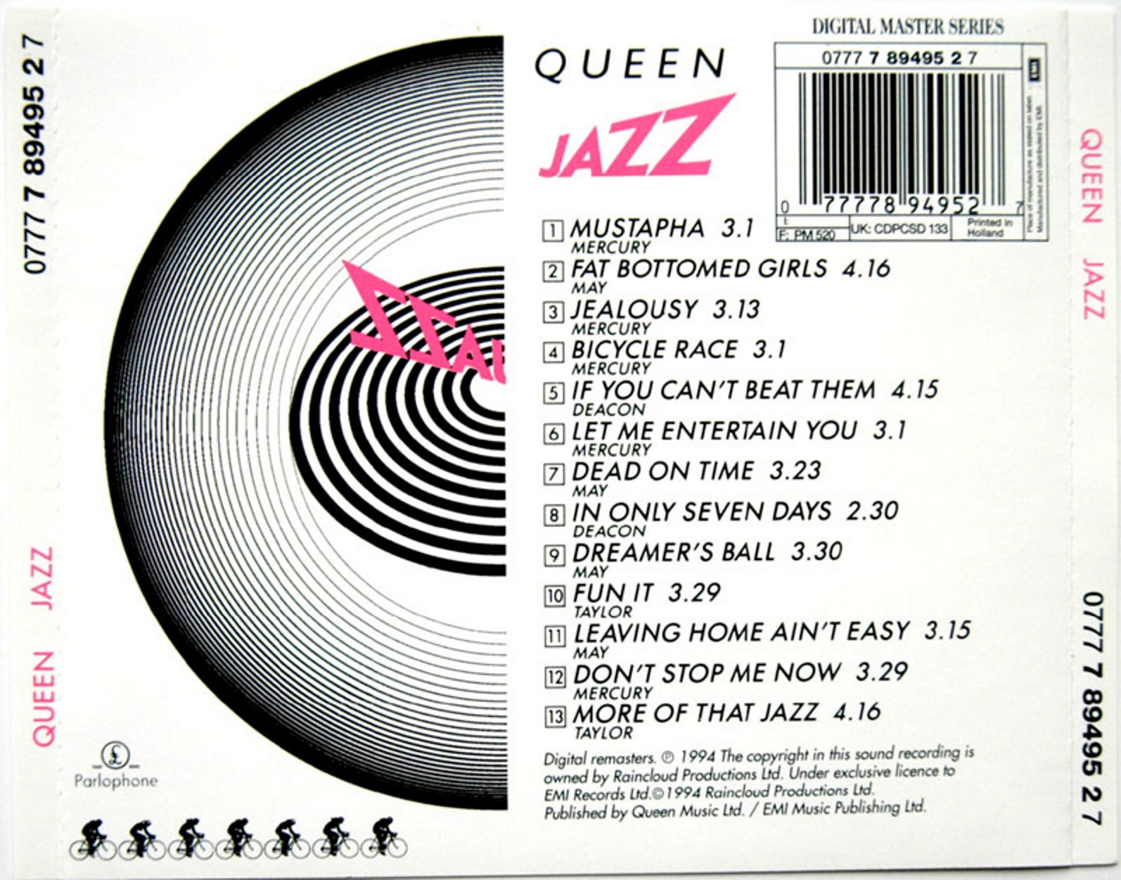 Queen  Jazz : Back